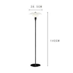 Lampadaire design à LED noir ou chromé Créative
