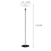 Lampadaire design à LED noir ou chromé Créative