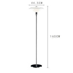 Lampadaire design à LED noir ou chromé Créative