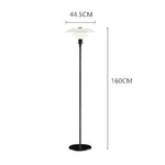 Lampadaire design à LED noir ou chromé Créative