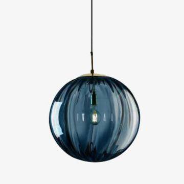 pendant light modern LED colored glass ball