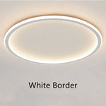 Marisol modern LED ceiling light in the shape of a metal ring