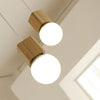 Suspension en bois cubique Wood