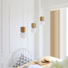 Suspension en bois cubique Wood
