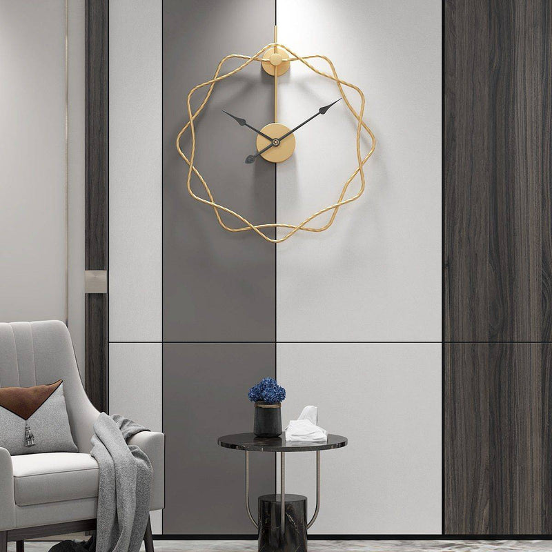 Reloj de pared design estrellas de metal 50cm Decoración