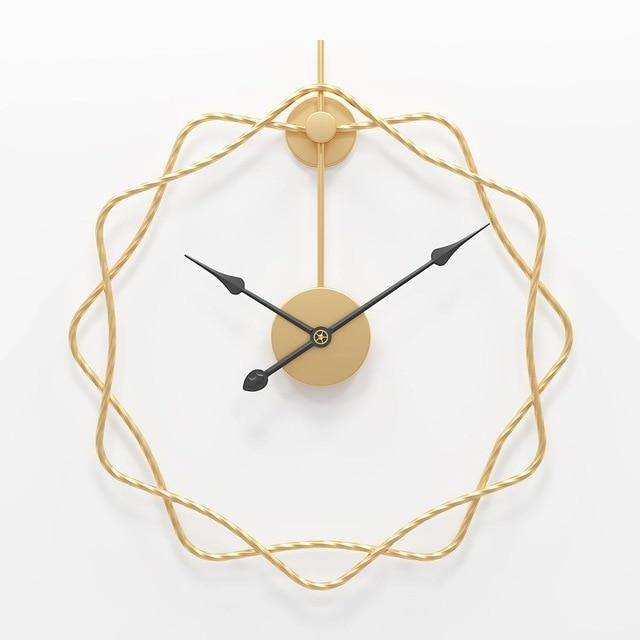 Reloj de pared design estrellas de metal 50cm Decoración