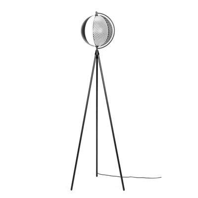 Floor lamp LED tripod design and black iron ball Swedish