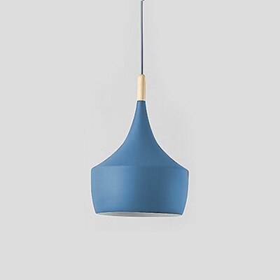 Suspension moderne LED abat-jours différents et colorés Alda - vue 14 sur 22