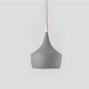 Suspension moderne LED abat-jours différents et colorés Alda