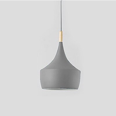 Suspension moderne LED abat-jours différents et colorés Alda