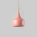 Suspension moderne LED abat-jours différents et colorés Alda