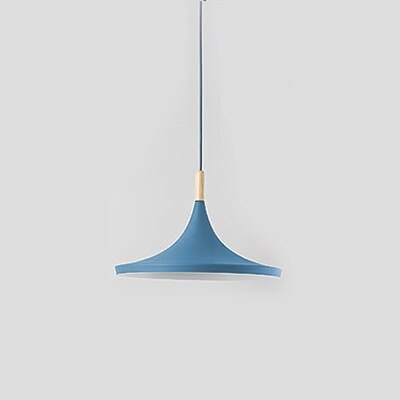 Suspension moderne LED abat-jours différents et colorés Alda - vue 8 sur 22