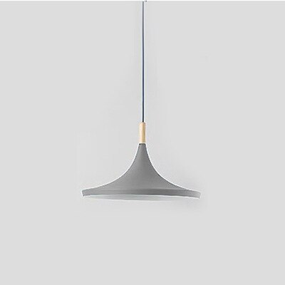 Suspension moderne LED abat-jours différents et colorés Alda