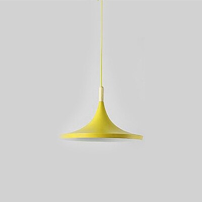 Suspension moderne LED abat-jours différents et colorés Alda - vue 9 sur 22