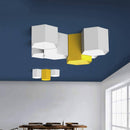 Plafonnier hexagonal de couleur Geometric