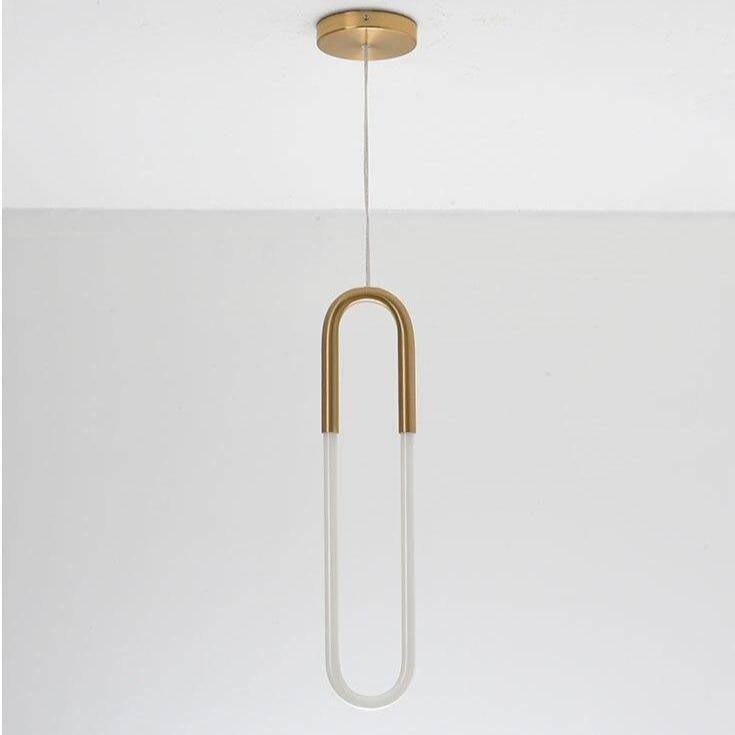 Suspension design moderne LED en anneau allongé Hang