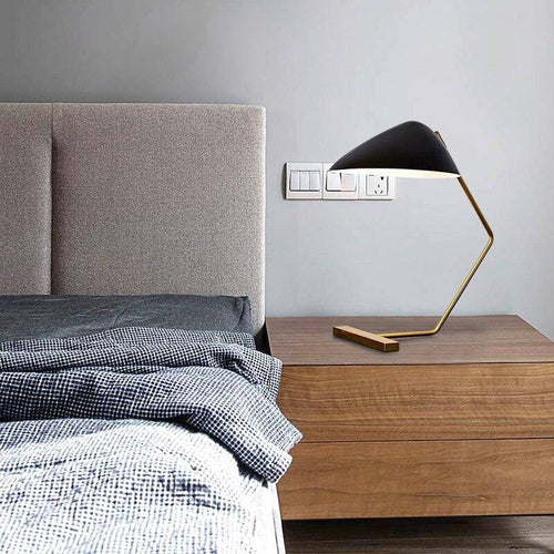 Lampe à poser design LED avec finitions dorées Luxury - vue 6 sur 7