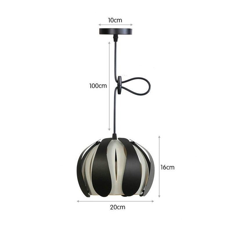 pendant light LED with lampshade colored Ronah
