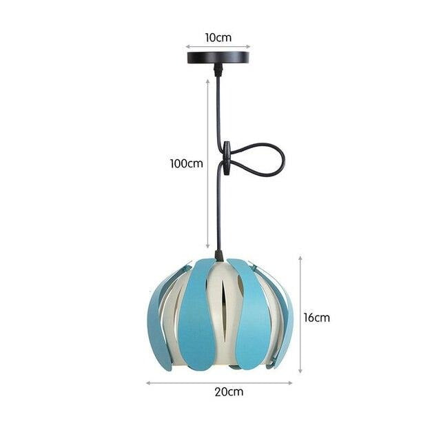 pendant light LED with lampshade colored Ronah