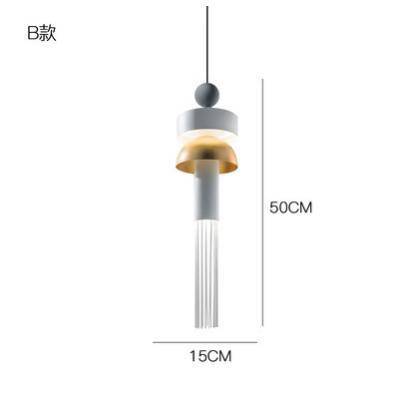 Lámpara de suspensión design de metal redondo de colores Borla