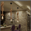 Suspension rustique en cordage Vintage