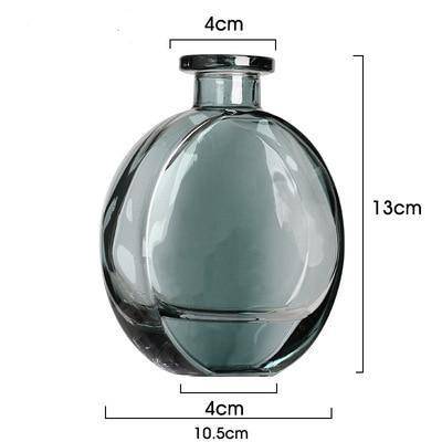 Vase en verre cristal coloré style parfumerie - vue 14 sur 19