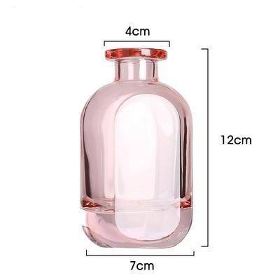 Vase en verre cristal coloré style parfumerie - vue 7 sur 19