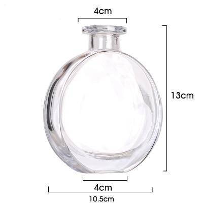 Vase en verre cristal coloré style parfumerie - vue 19 sur 19