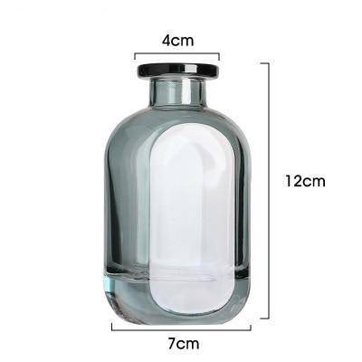 Vase en verre cristal coloré style parfumerie - vue 9 sur 19