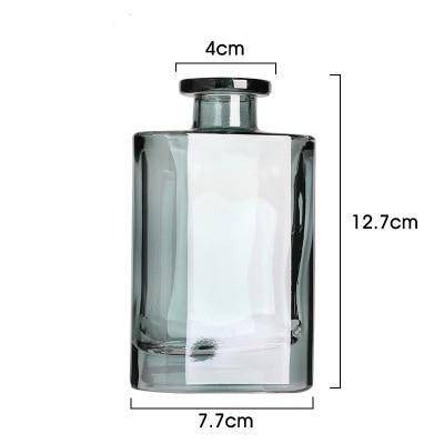 Vase en verre cristal coloré style parfumerie - vue 11 sur 19