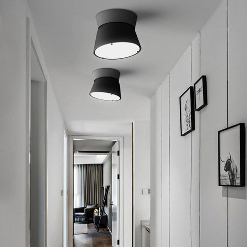 Modern LED ceiling lamp with lampshade adjustable Ximena