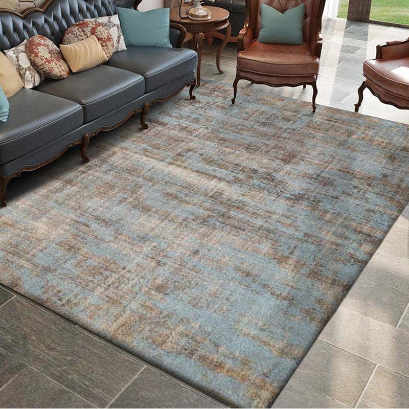 Tapis moderne rectangle gris style abstrait floor