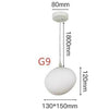 Suspension design LED en forme de bulle blanche Italian Design
