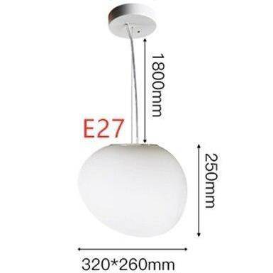 Suspension design LED en forme de bulle blanche Italian Design