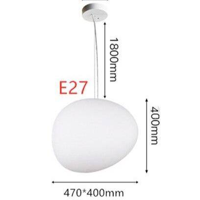 Suspension design LED en forme de bulle blanche Italian Design