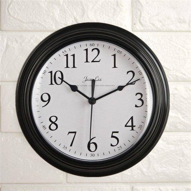 Horloge minimaliste avec cadre de couleur 22cm Border