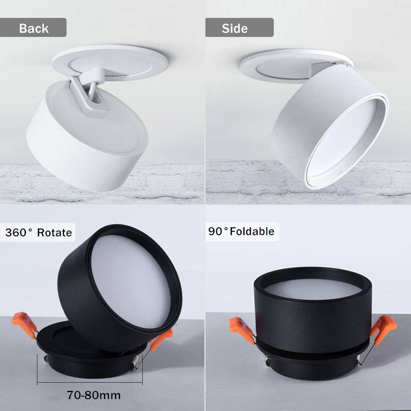 Spot rond LED avec orientation à 360° Light