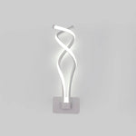 Applique murale LED spirale en aluminium Modern