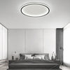Marisol modern LED ceiling light in the shape of a metal ring