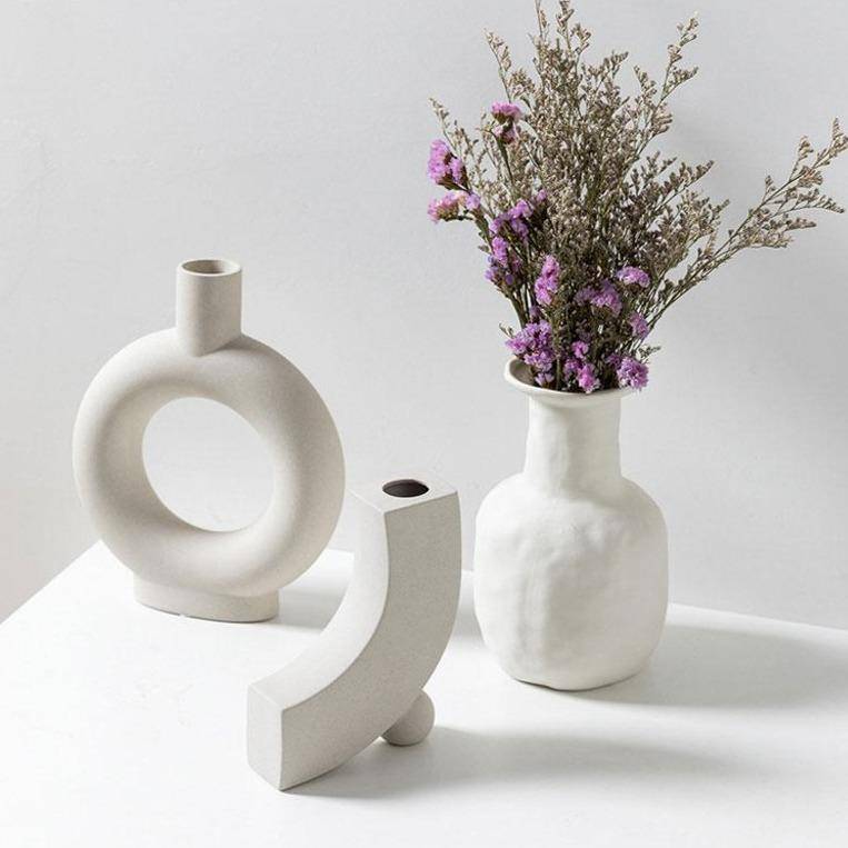 Vase moderne en céramique japonaise style Zen