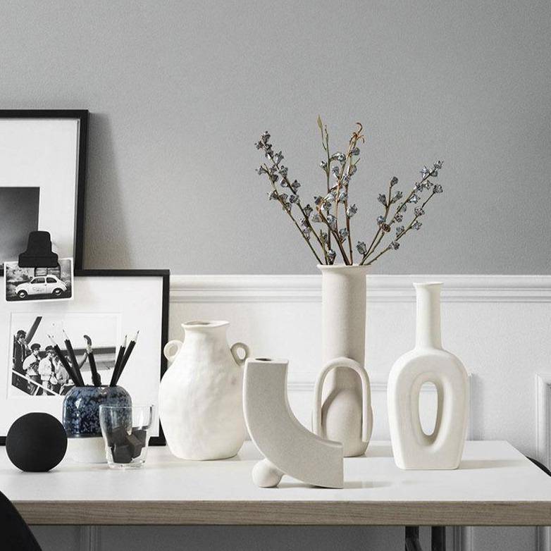 Vase moderne en céramique japonaise style Zen