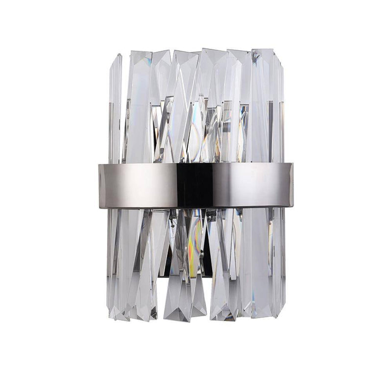 Lámpara de pared design LED en cristal y metal Lujo retro