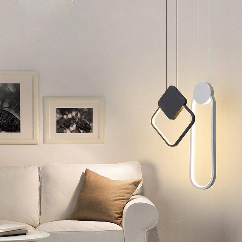 Lámpara de suspensión design LED con círculo luminoso Lofty