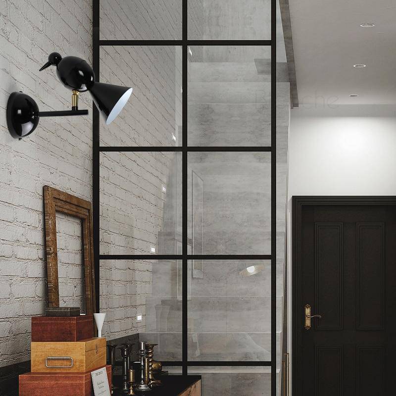 wall lamp modern geometric bird LED wall light