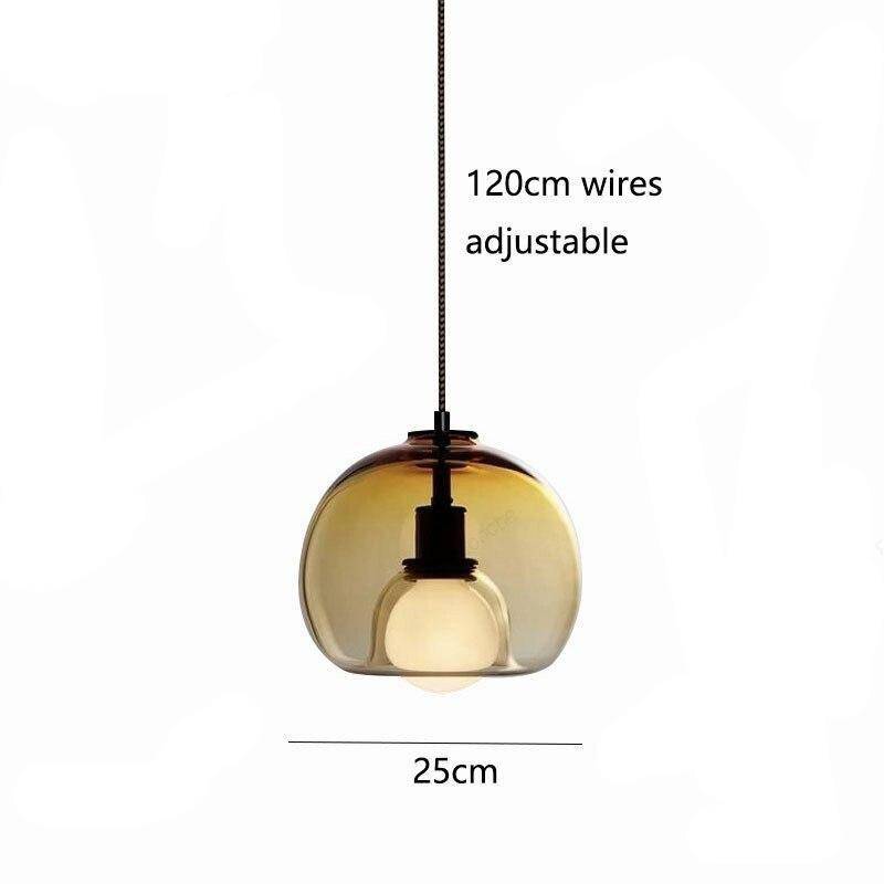 pendant light Design LED Smoke Glass Lights