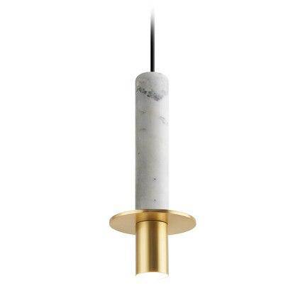 Suspension design à LED en ciment terrazzo style Luxury - vue 9 sur 8