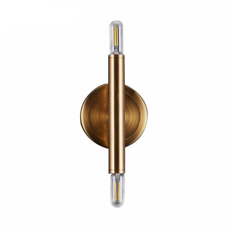 wall lamp Industrial Loft copper tube LED design wall light