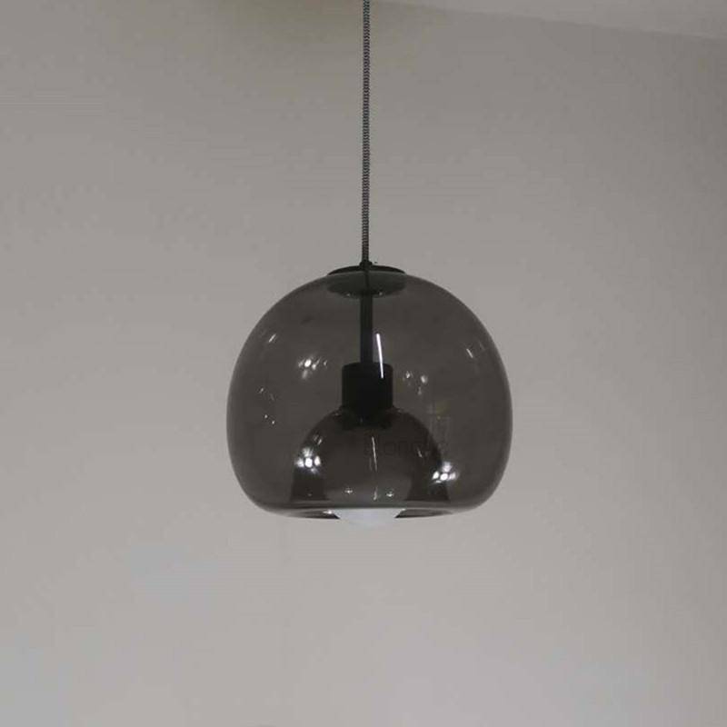 Suspension design LED en verre fumée Lights