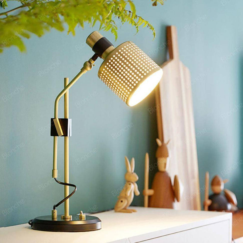 Industrial style LED swivel desk lamp