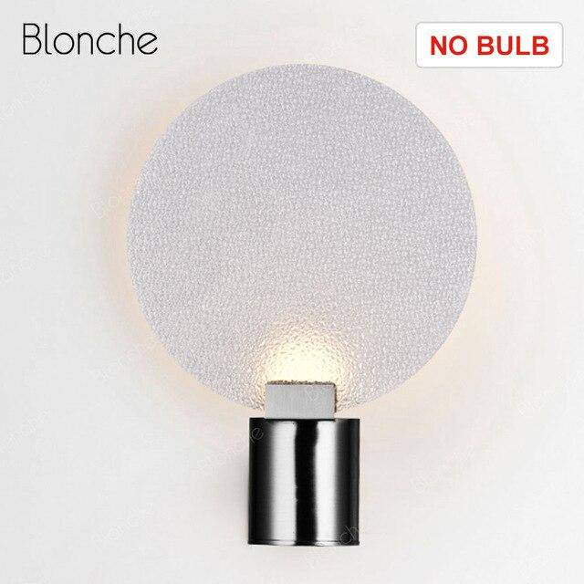 Applique murale design LED en métal avec disque en verre Sconce - vue 5 sur 7